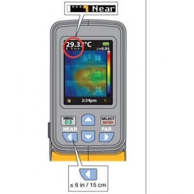 Пирометр визуальный инфракрасный FLUKE VT02 Пирометр визуальный инфракрасный FLUKE VT02