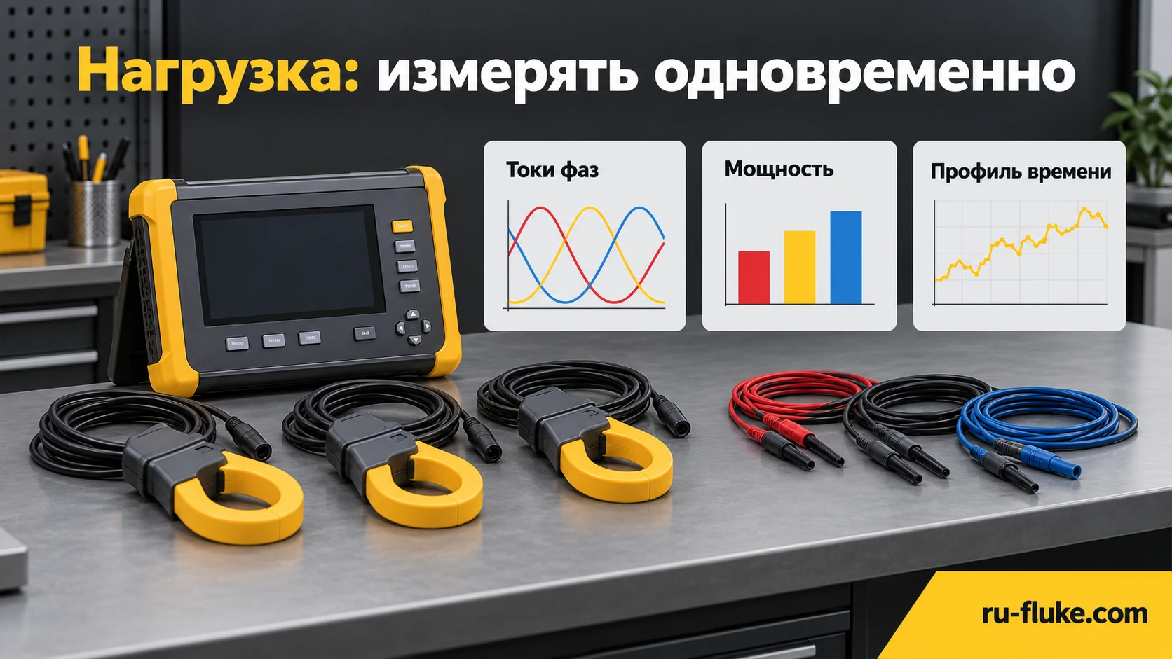 Согласованное измерение токов, мощности и профиля нагрузки