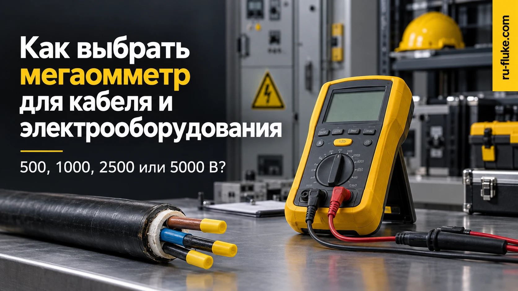 Как выбрать мегаомметр Fluke для кабеля и электрооборудования